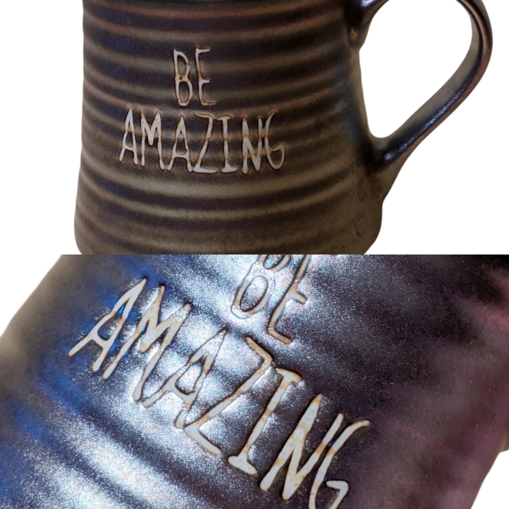 LA ROCHELLE 'Be Amazing' Irridescent Bronze Mug